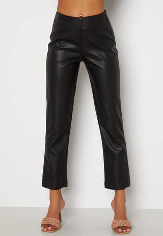 Pailin cropped PU trousers