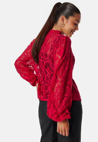 Lace L/S Blouse