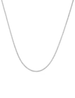 Cloé Tennisnecklace Steel