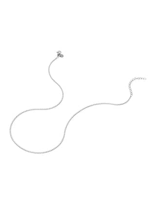 Cloé Tennisnecklace Steel