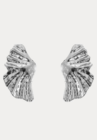 Feather Earring Steel