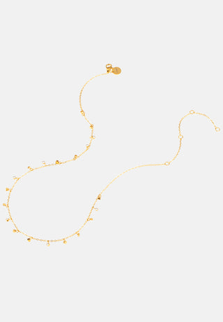 Necklace With Multi Crystal Charms