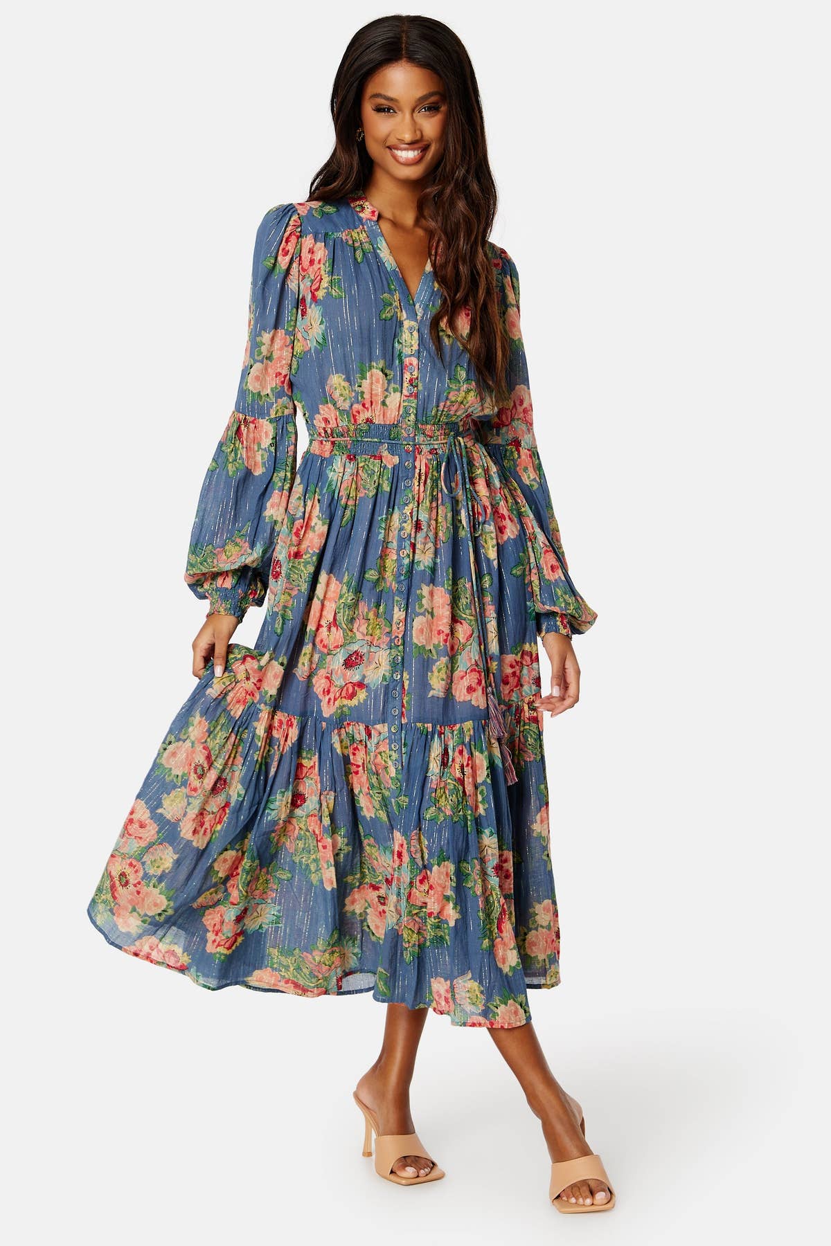 Bytimo – Bohemian Midi Dress – campaign-outlet – Floral