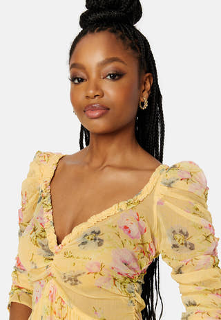 Chiffon Mini Dress