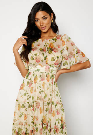 Chiffon Open Back Dress