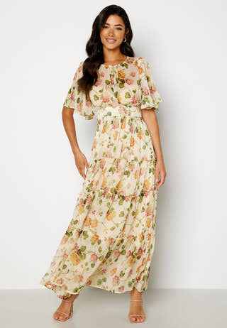 Chiffon Open Back Dress
