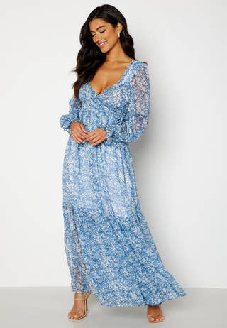 Chiffon Wrap Dress