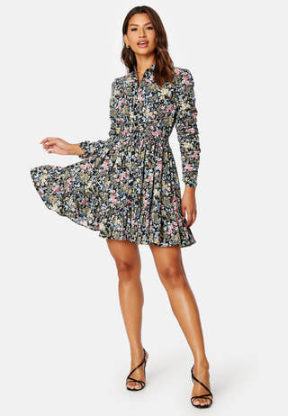 Structured Cotton Mini Dress
