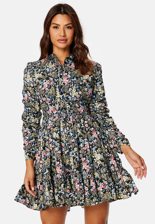 Structured Cotton Mini Dress