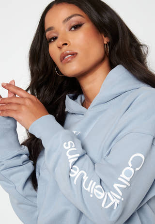 Back Two Tone Monogram Hoodie
