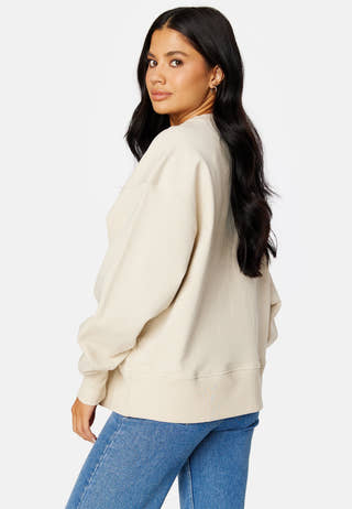 Badge Oversized Crew Neck