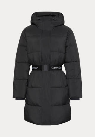 Belted Midweight Long Puffer