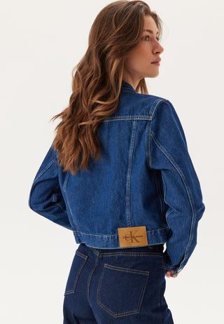Cropped 90's Denim Trucker