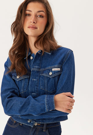 Cropped 90's Denim Trucker