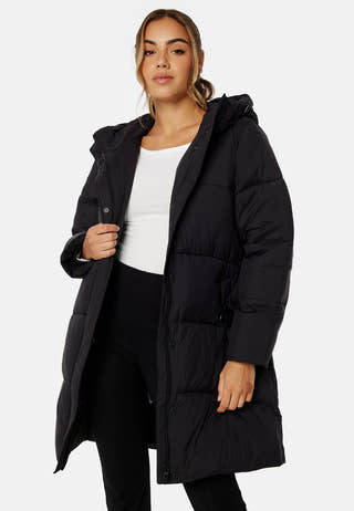 Logo Belt Long Puffer