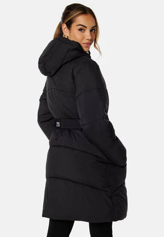 Logo Belt Long Puffer