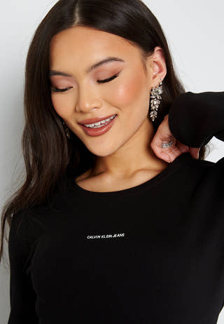 Micro Branding Rib LS Tee