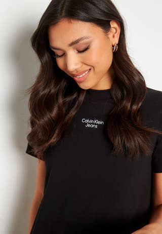 Stacked Logo T-Shirt Dress