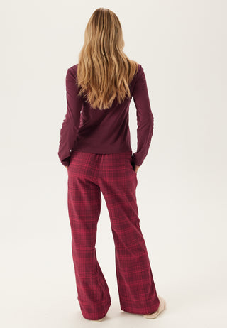 Ls Tee Flannel Pant Set