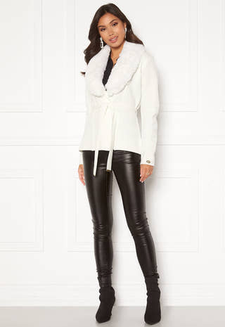 Arina heavy knit wrap jacket