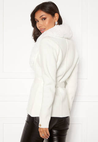 Arina heavy knit wrap jacket