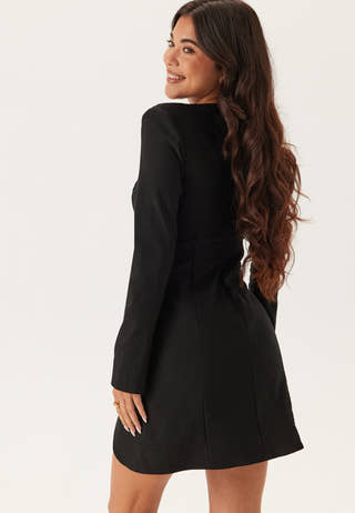 Buttoned Sculpting Dress