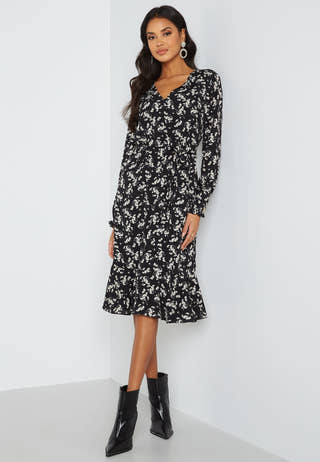 Francesca Flounce Dress
