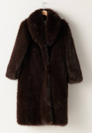 Long Faux Fur Coat