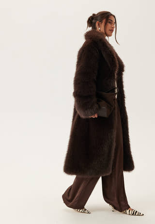 Long Faux Fur Coat