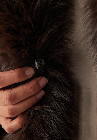 Long Faux Fur Coat