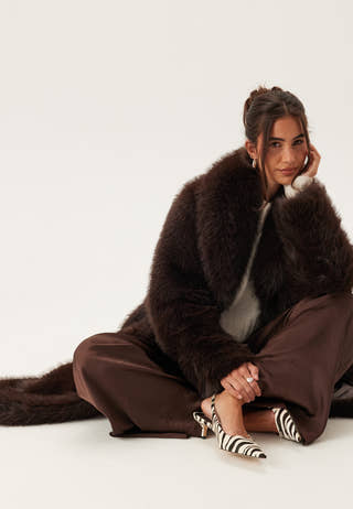 Long Faux Fur Coat