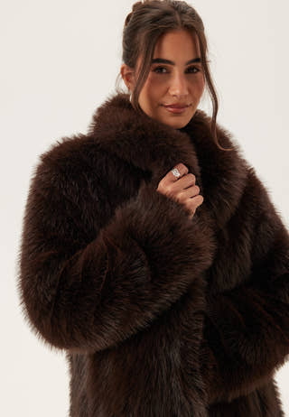 Long Faux Fur Coat