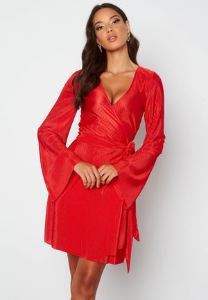 Poppy plissé dress