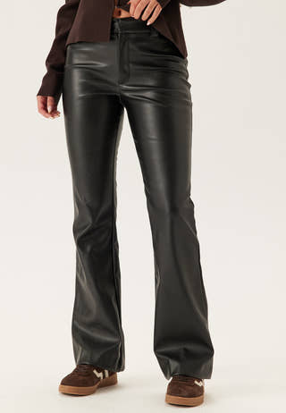 PU Bootcut Trousers