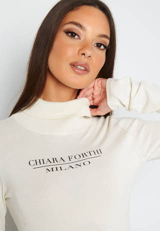 Sheilah logo polo sweater