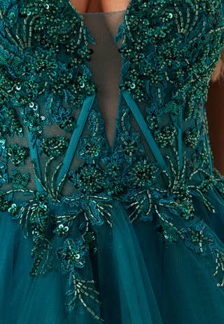 Off Shoulder Chiffon Evening D