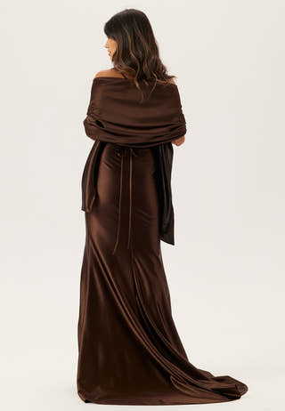 Satin Evening Dress