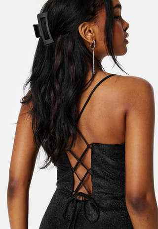 Sparkling Bustier Evening Dress