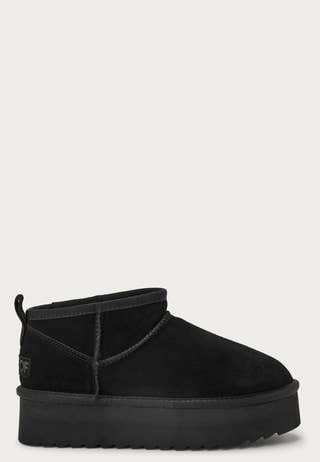 Platform Winter Boot In Suede