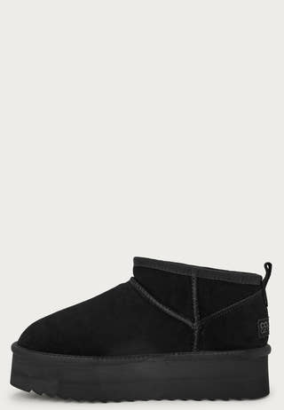 Platform Winter Boot In Suede
