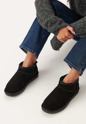 Short Winter Boot In Suede