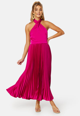 Jaylee Halterneck Midi Dress