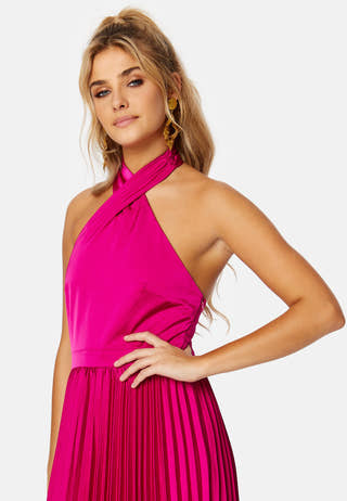 Jaylee Halterneck Midi Dress