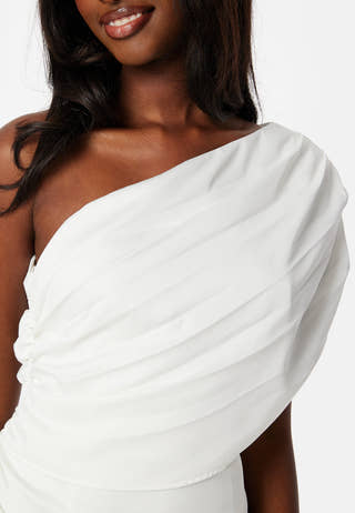 Luna Satin One Shoulder Dress