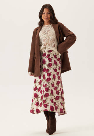 Printed Midi Skirt