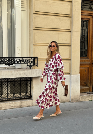 Printed Midi Skirt