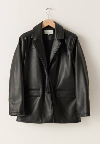 PU Blazer Jacket