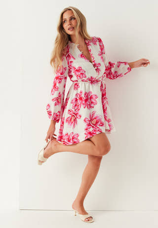 Annalise Fluted Mini Dress