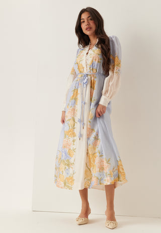 Christina Placement Print Midi