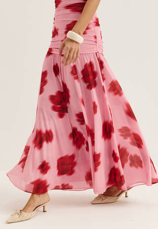 Cynthia Halter Print Maxi